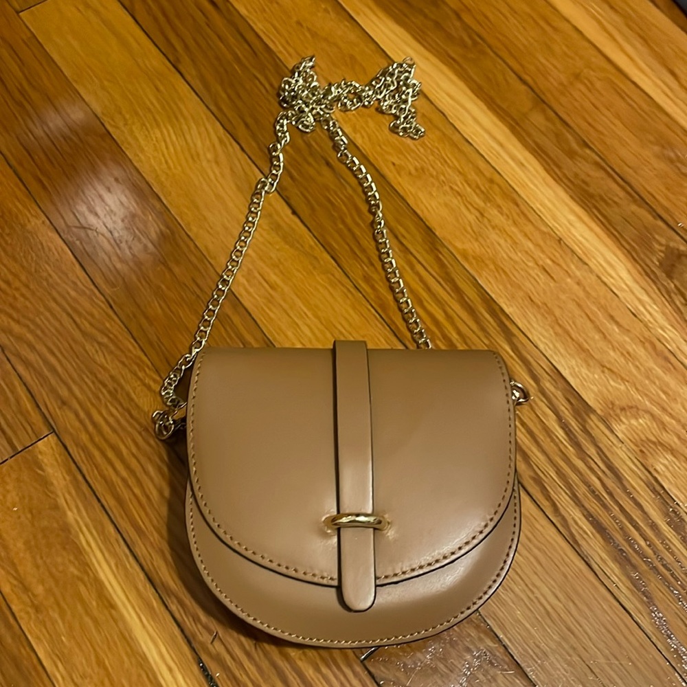 Pelle(leather) crossbody bag, made in Italy